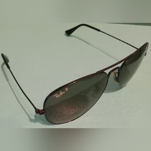 Ray-Ban Polarized Aviator Sunglasses.